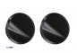 Preview: Abdeckungen Spiegelloch schwarz matt für Vespa GTS/ HPE, Supertech