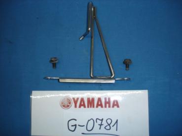 Yamaha TDM 850 3VD 4CN, Bj. 91-95, Original Bremsleitungshalter hinten, Chrom