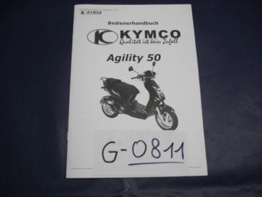 KYMCO Agility 50 Bedienerhandbuch
