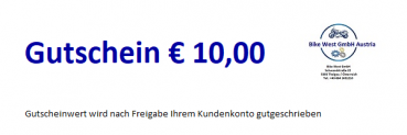 Gutschein € 10,00