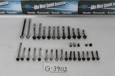 Suzuki GS500EC, 4 Zyl, Bj.78, Schrauben Set Kurbelwellengehäuse, Bolt Set, crankcase