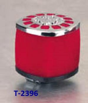Sportluftfilter E14 rot d=38 (Anschlussflansch Gummi - elastisch) für PHBL 22-26, Malossi