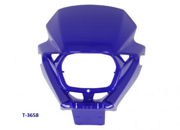 Scheinwerfermaske Malaguti XTM, XSM, Yamaha DT 50 blau
