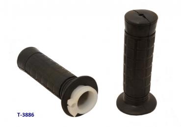 Griffgummi 22/24mm schwarz Scooter inkl. Gasgriff, per Paar