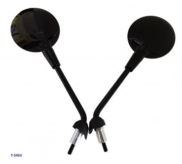 Spiegelpaar links+rechts schwarz glänzend für Vespa Gts Notte HPE 125/300