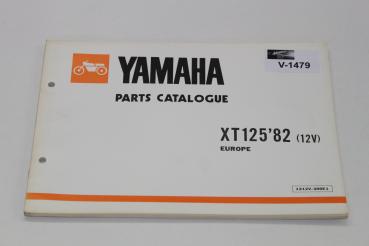 Yamaha XT 125, 12V, PARTS CATALOGUE, 1212V-300E1
