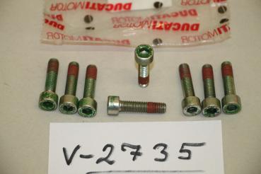 Ducati 748R-999R/1098S, 8x SCREW ISK M6x25, 77112291A