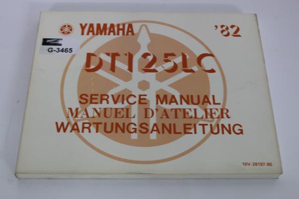 Yamaha DT125LC, (82) Wartungsanleitung, service manual