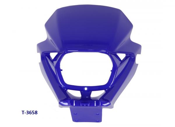 Scheinwerfermaske Malaguti XTM, XSM, Yamaha DT 50 blau