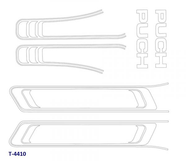 Aufklebersatz Puch Maxi weiß