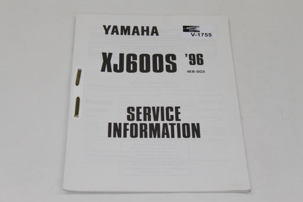 Yamaha XJ600S, 4EB, 96, Service Information, Stand 08/95